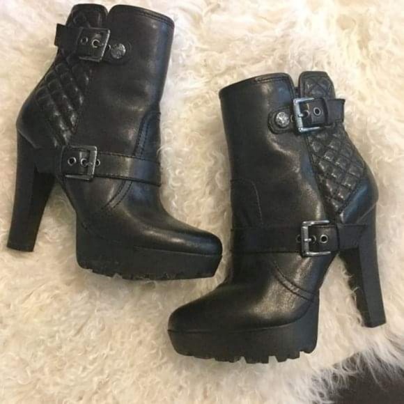 Guess quilted boots Clearance
